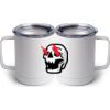 10 oz. White Stainless Steel Coffee Mug Thumbnail