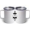 10 oz. White Stainless Steel Coffee Mug Thumbnail