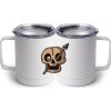 10 oz. White Stainless Steel Coffee Mug Thumbnail