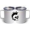 10 oz. White Stainless Steel Coffee Mug Thumbnail