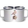 10 oz. White Stainless Steel Coffee Mug Thumbnail