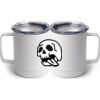 10 oz. White Stainless Steel Coffee Mug Thumbnail