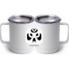 10 oz. White Stainless Steel Coffee Mug Thumbnail