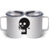 10 oz. White Stainless Steel Coffee Mug Thumbnail