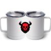 10 oz. White Stainless Steel Coffee Mug Thumbnail
