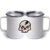 10 oz. White Stainless Steel Coffee Mug Thumbnail