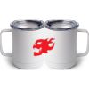 10 oz. White Stainless Steel Coffee Mug Thumbnail