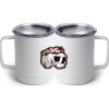 10 oz. White Stainless Steel Coffee Mug Thumbnail