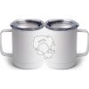 10 oz. White Stainless Steel Coffee Mug Thumbnail