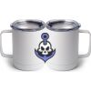 10 oz. White Stainless Steel Coffee Mug Thumbnail