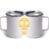 10 oz. White Stainless Steel Coffee Mug Thumbnail
