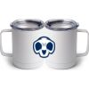 10 oz. White Stainless Steel Coffee Mug Thumbnail