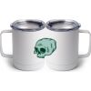 10 oz. White Stainless Steel Coffee Mug Thumbnail
