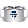 10 oz. White Stainless Steel Coffee Mug Thumbnail