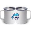 10 oz. White Stainless Steel Coffee Mug Thumbnail