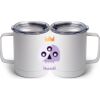 10 oz. White Stainless Steel Coffee Mug Thumbnail