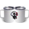 10 oz. White Stainless Steel Coffee Mug Thumbnail