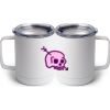 10 oz. White Stainless Steel Coffee Mug Thumbnail