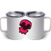 10 oz. White Stainless Steel Coffee Mug Thumbnail