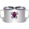 10 oz. White Stainless Steel Coffee Mug Thumbnail