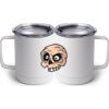10 oz. White Stainless Steel Coffee Mug Thumbnail