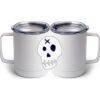10 oz. White Stainless Steel Coffee Mug Thumbnail