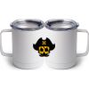 10 oz. White Stainless Steel Coffee Mug Thumbnail