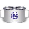 10 oz. White Stainless Steel Coffee Mug Thumbnail