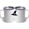 10 oz. White Stainless Steel Coffee Mug Thumbnail