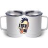 10 oz. White Stainless Steel Coffee Mug Thumbnail