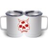 10 oz. White Stainless Steel Coffee Mug Thumbnail