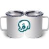 10 oz. White Stainless Steel Coffee Mug Thumbnail