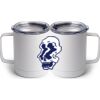 10 oz. White Stainless Steel Coffee Mug Thumbnail