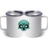10 oz. White Stainless Steel Coffee Mug Thumbnail