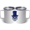 10 oz. White Stainless Steel Coffee Mug Thumbnail