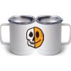 10 oz. White Stainless Steel Coffee Mug Thumbnail