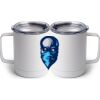 10 oz. White Stainless Steel Coffee Mug Thumbnail