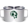 10 oz. White Stainless Steel Coffee Mug Thumbnail