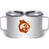 10 oz. White Stainless Steel Coffee Mug Thumbnail