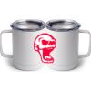 10 oz. White Stainless Steel Coffee Mug Thumbnail