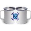 10 oz. White Stainless Steel Coffee Mug Thumbnail