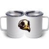 10 oz. White Stainless Steel Coffee Mug Thumbnail