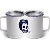 10 oz. White Stainless Steel Coffee Mug Thumbnail