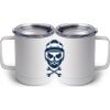 10 oz. White Stainless Steel Coffee Mug Thumbnail