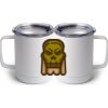 10 oz. White Stainless Steel Coffee Mug Thumbnail