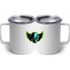 10 oz. White Stainless Steel Coffee Mug Thumbnail