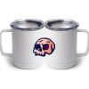 10 oz. White Stainless Steel Coffee Mug Thumbnail