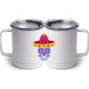 10 oz. White Stainless Steel Coffee Mug Thumbnail