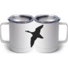 10 oz. White Stainless Steel Coffee Mug Thumbnail