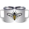 10 oz. White Stainless Steel Coffee Mug Thumbnail